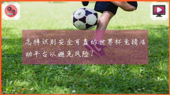 怎样识别安全可靠的世界杯竞猜活动平台以避免风险？