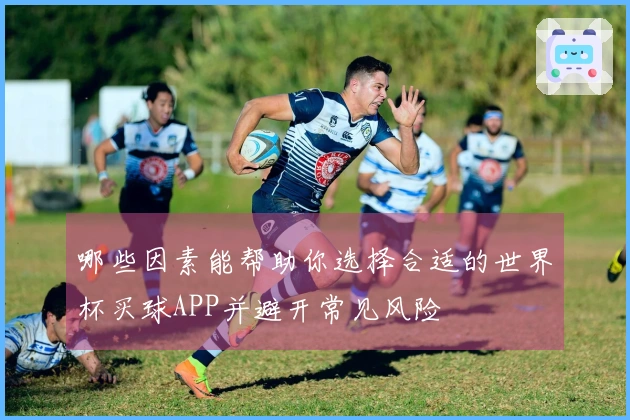 哪些因素能帮助你选择合适的世界杯买球APP并避开常见风险