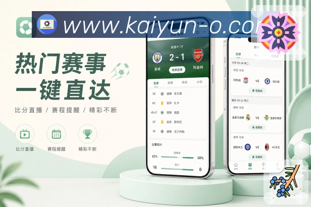 开云App主线推荐:球队推荐、联赛推荐、浏览记录和比赛阶段